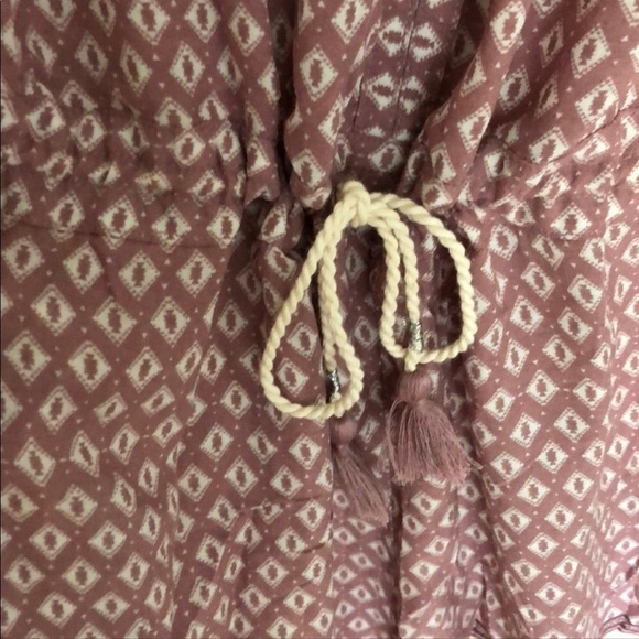 RIP Curl Indio Romper Size L Lightweight Vicose Pink Shorts Beach Summer Coverup - Picture 9 of 16